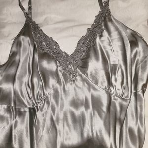 Plus size silver camisole